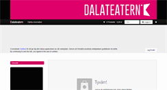 Desktop Screenshot of dalateatern.ebiljett.nu