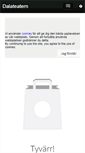 Mobile Screenshot of dalateatern.ebiljett.nu