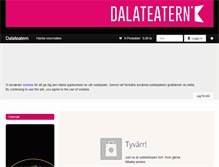 Tablet Screenshot of dalateatern.ebiljett.nu